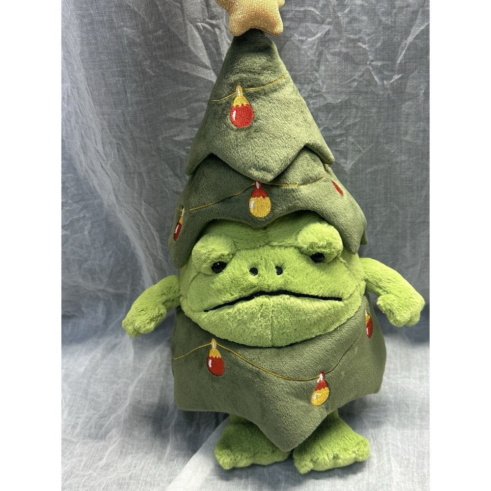 Jellycat Christmas Tree Ricky Rain Frog - NWT New w Tags - Holiday - Authentic - Picture 3 of 14
